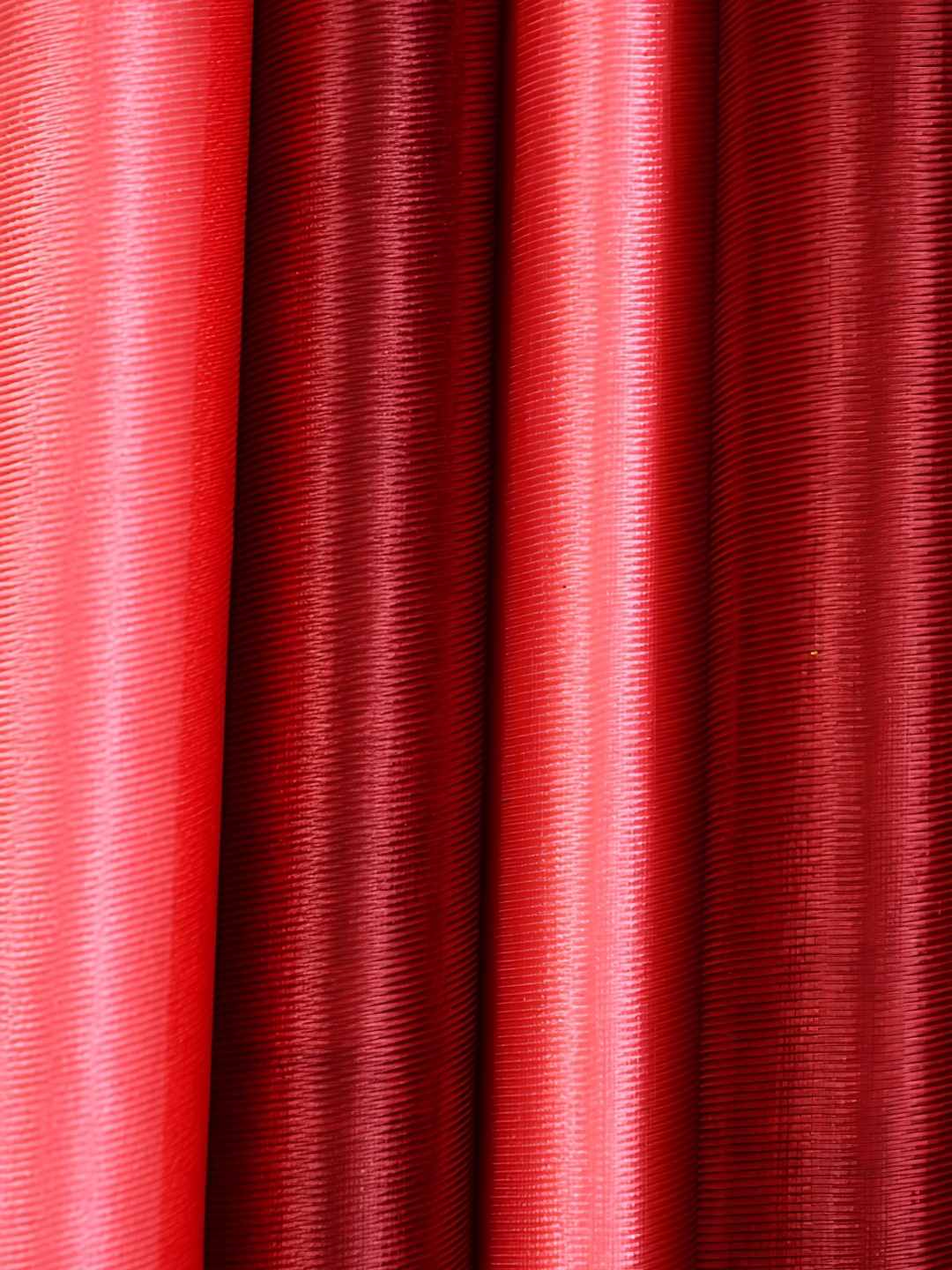 

Galaxy Home Decor Red Set of 3 Floral Room Darkening Long Door Curtain