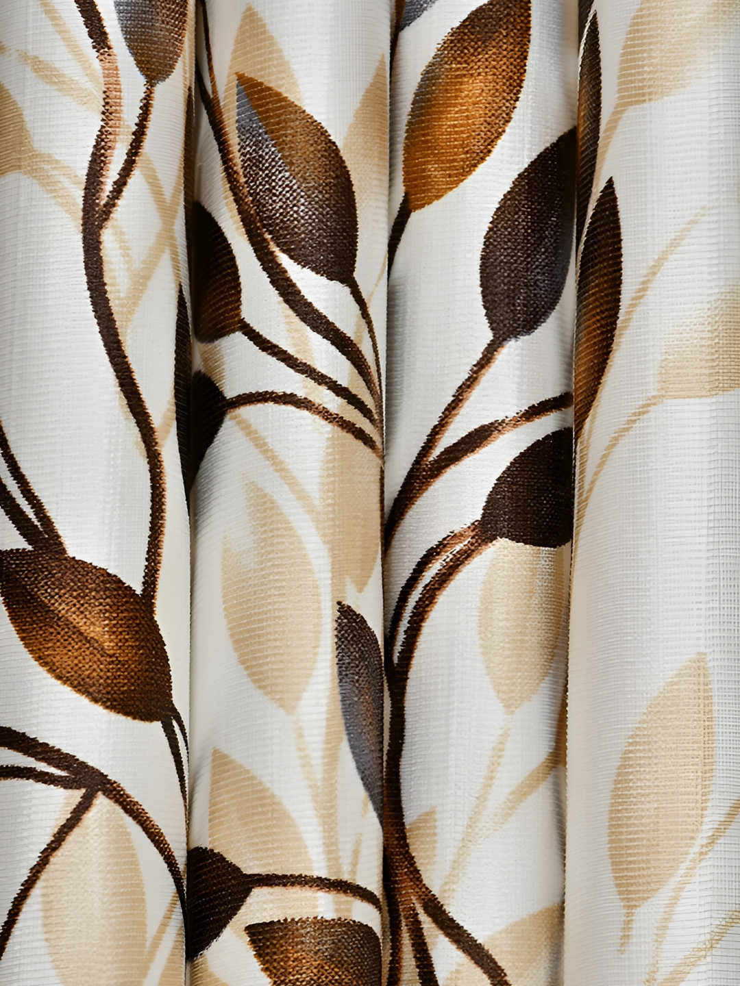 

Galaxy Home Decor Brown Floral Room Darkening Window Curtain