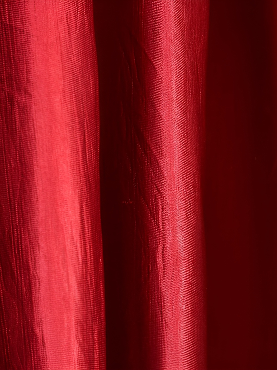 

Galaxy Home Decor Maroon Floral Room Darkening Long Door Curtain