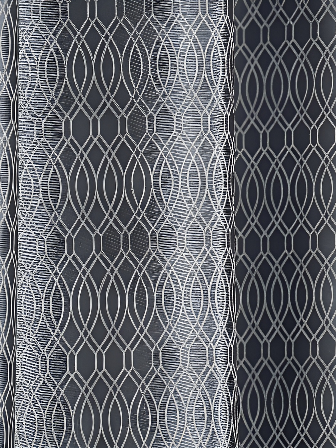 

Galaxy Home Decor Grey Floral Room Darkening Window Curtain