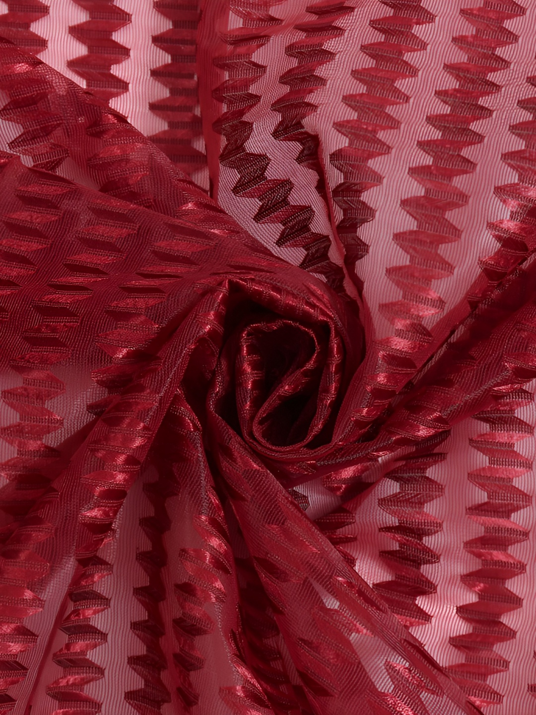 

Galaxy Home Decor Maroon Set of 3 Floral Room Darkening Door Curtain