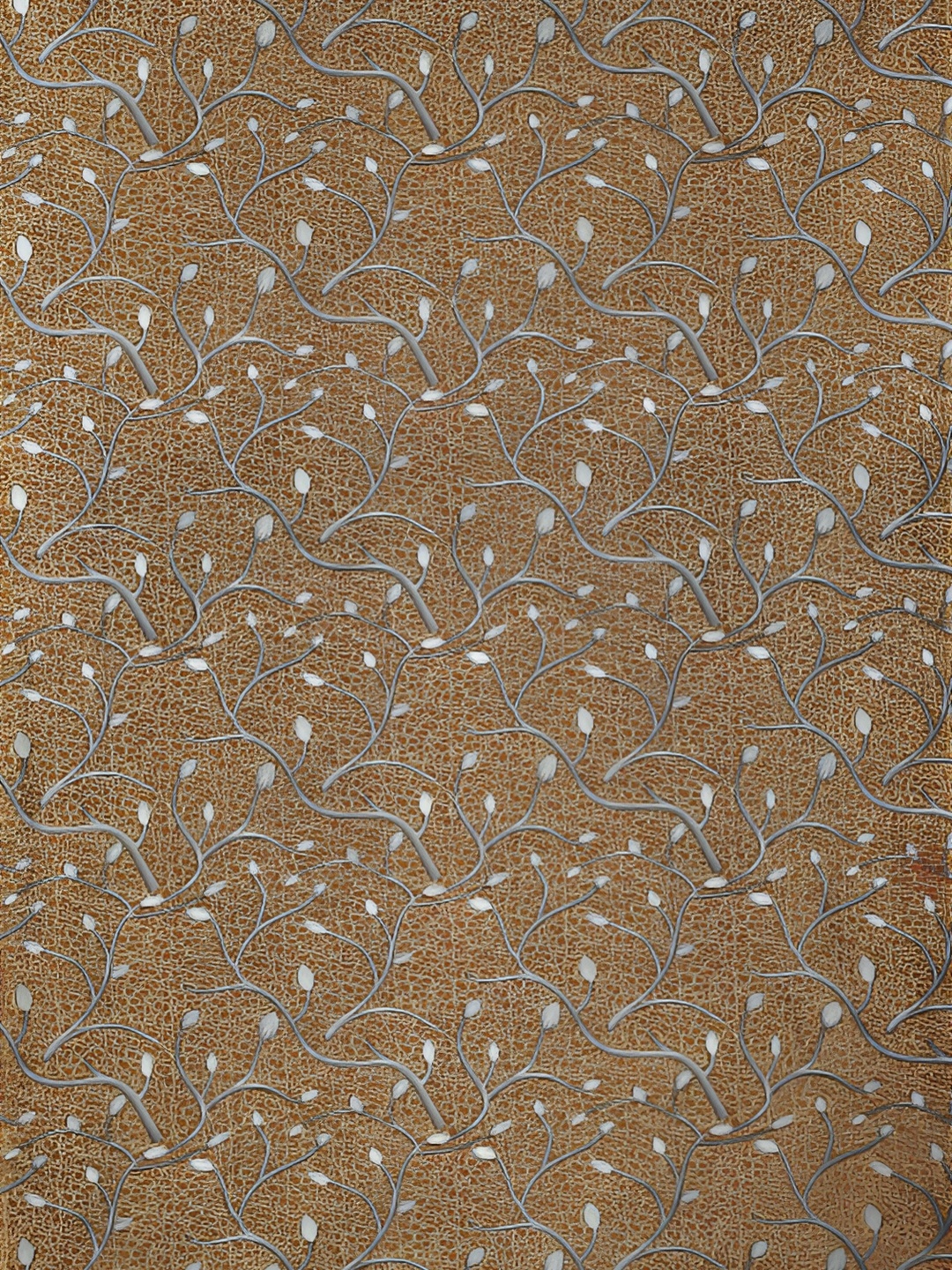 

Galaxy Home Decor Gold-Toned Set of 3 Floral Room Darkening Window Curtain