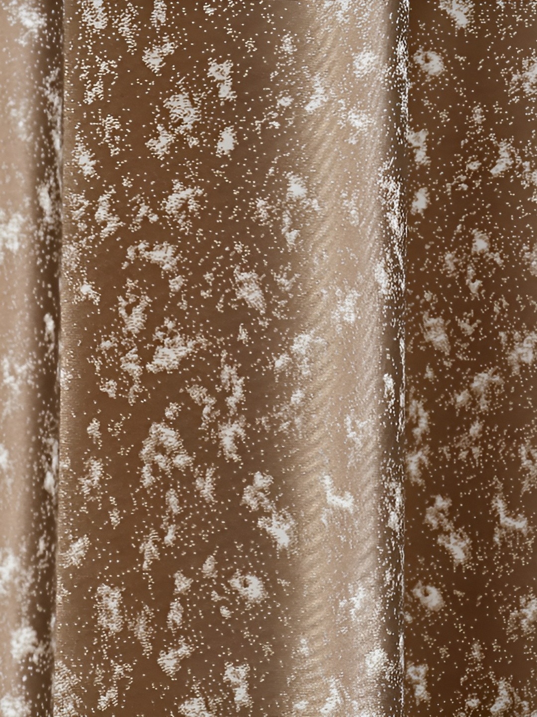 

Galaxy Home Decor Brown Floral Room Darkening Long Door Curtain