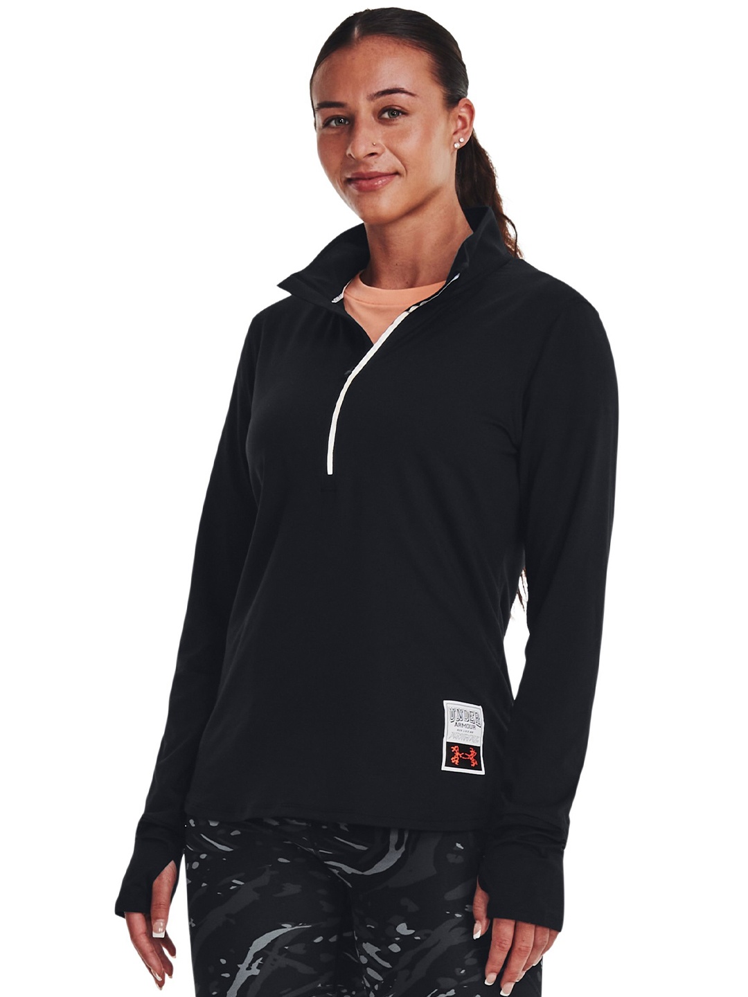 

UNDER ARMOUR UA Run Slim-Fit T-shirt, Black