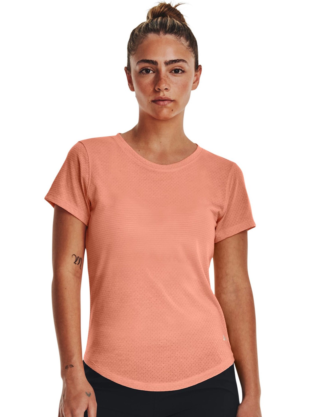 

UNDER ARMOUR UA Streaker Run Short Sleeve T-Shirt, Pink