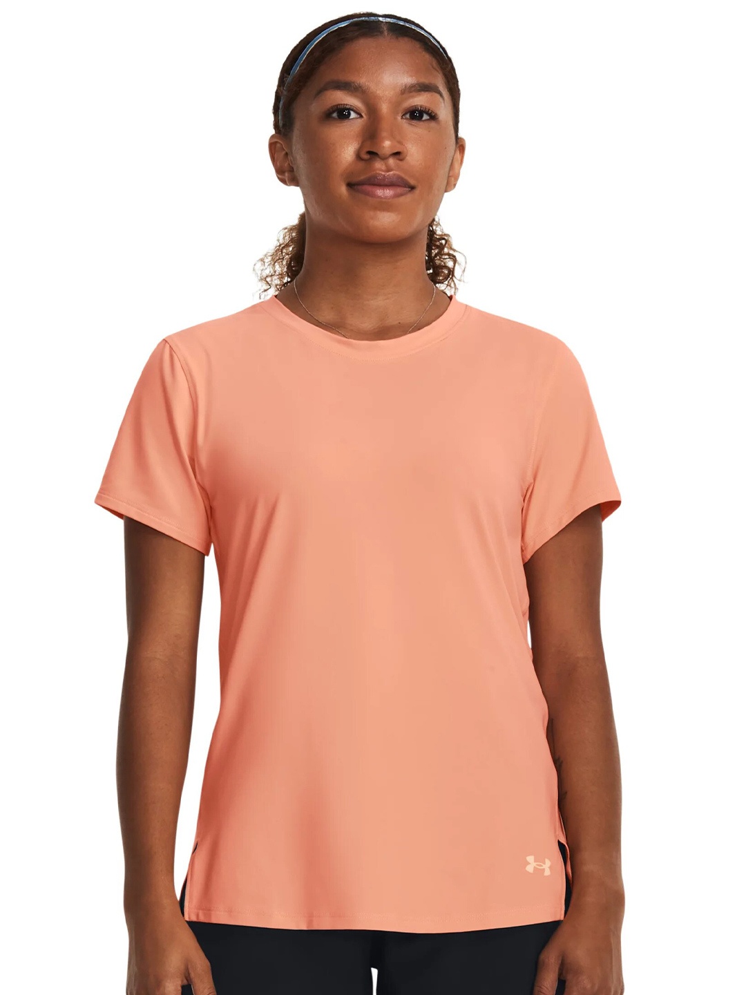 

UNDER ARMOUR Iso-Chill Slim-Fit Tshirt, Peach