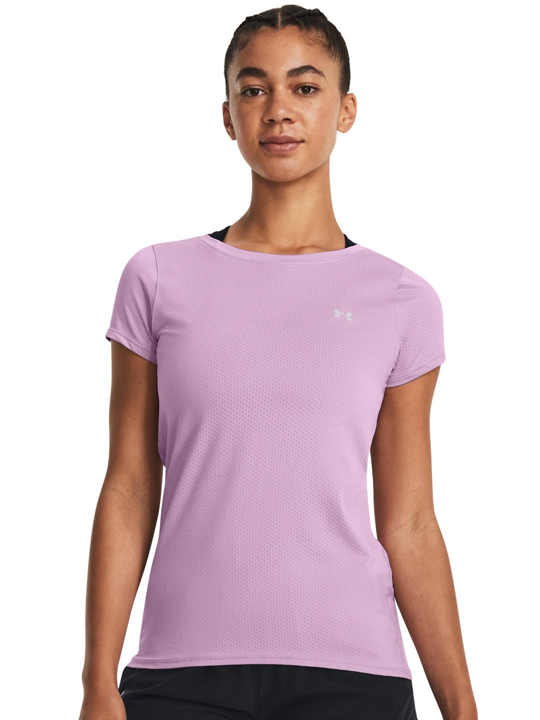 

UNDER ARMOUR UA HeatGear Armour Short Sleeves T-shirt, Lavender