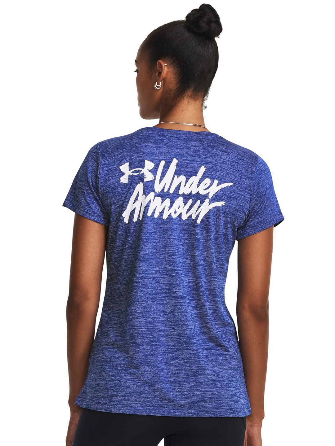 

UNDER ARMOUR Tech Twist Graphic Printed Short Sleeves Relaxed-Fit T-Shirt, Blue