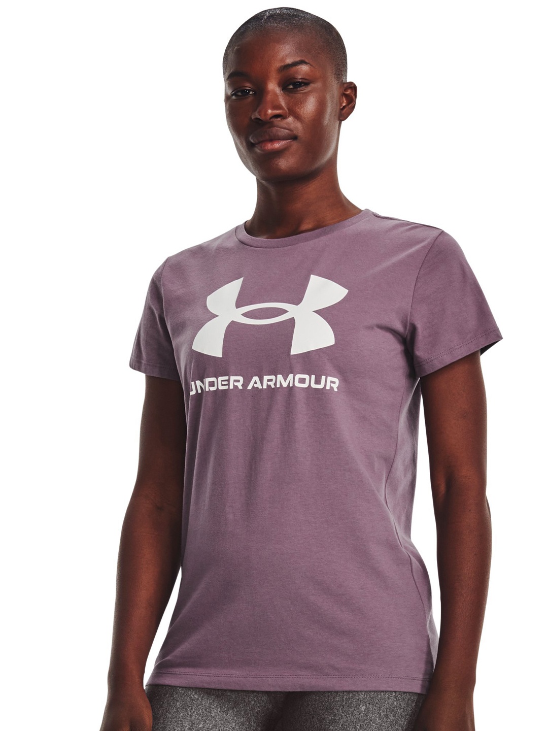 

UNDER ARMOUR W Sportstyle Graphic Short Sleeves Relaxed Fit T-shirt, Purple