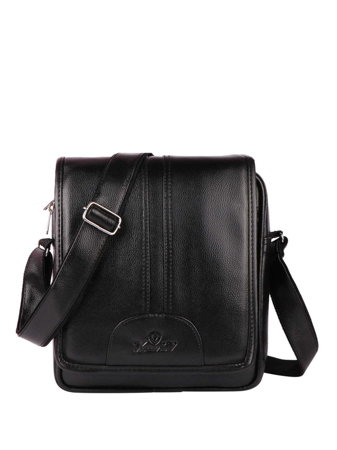 

Keviv Black Structured Sling Bag