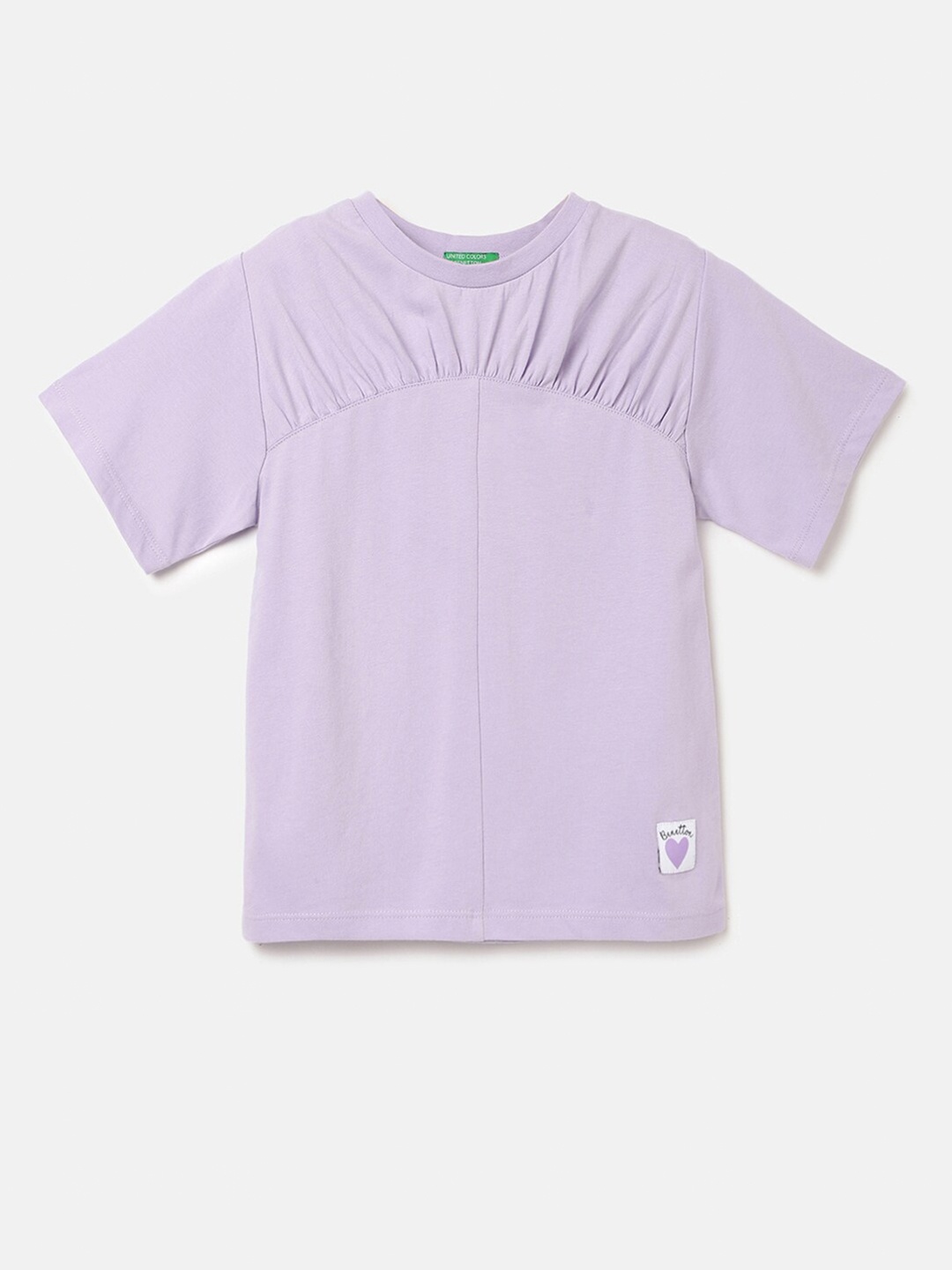 

United Colors of Benetton Cotton Top, Purple