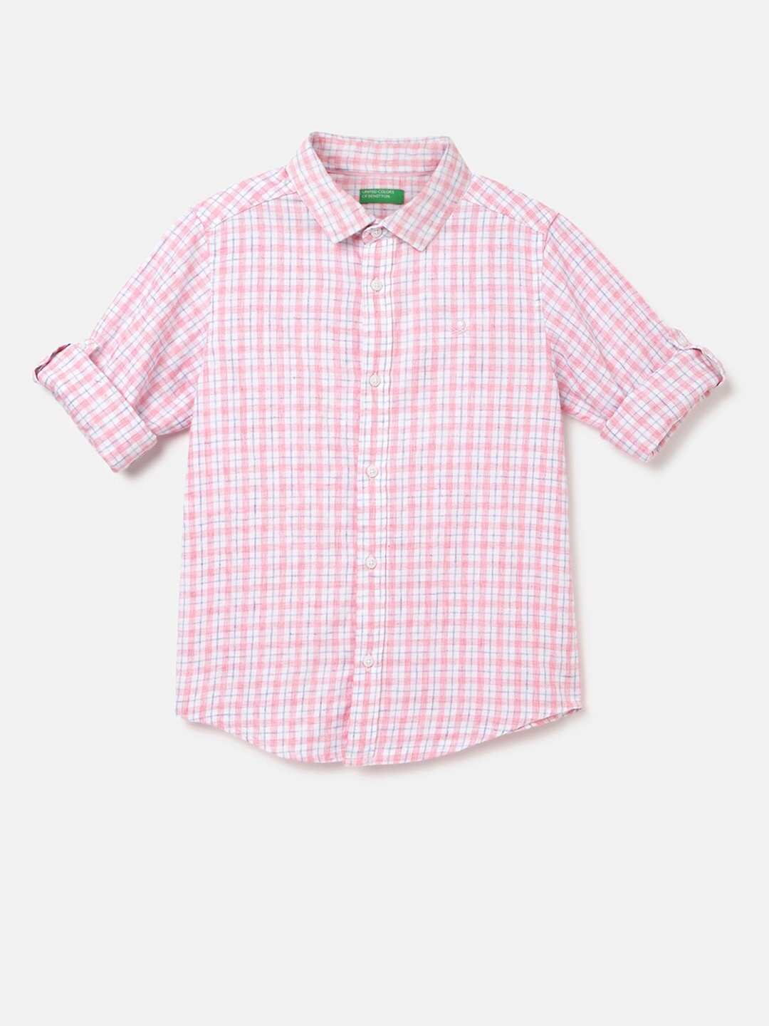 

United Colors of Benetton Boys Opaque Checked Casual Shirt, Multi