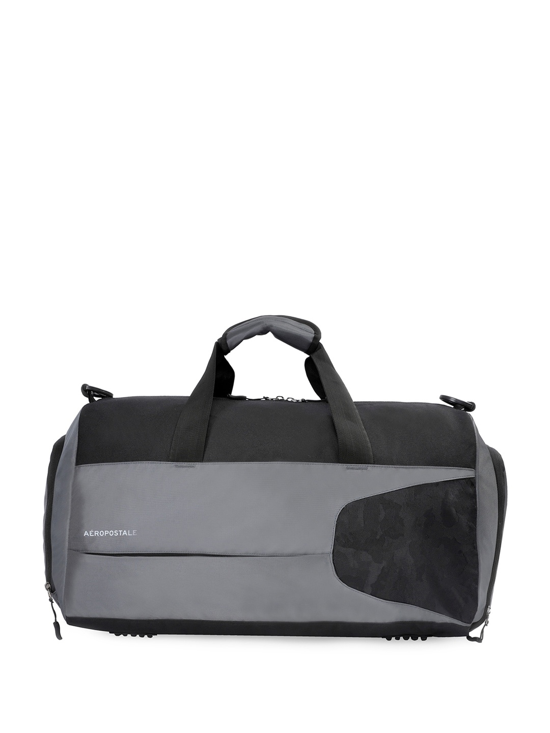 

Aeropostale Colourblocked Medium Casual Duffel Bag, Grey