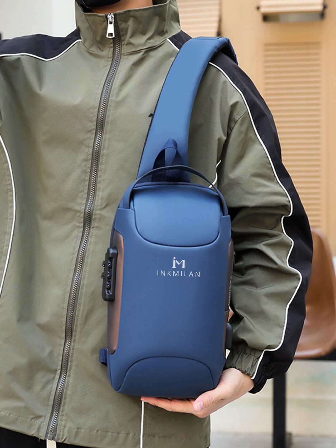 

INKMILAN Unisex Backpack, Blue