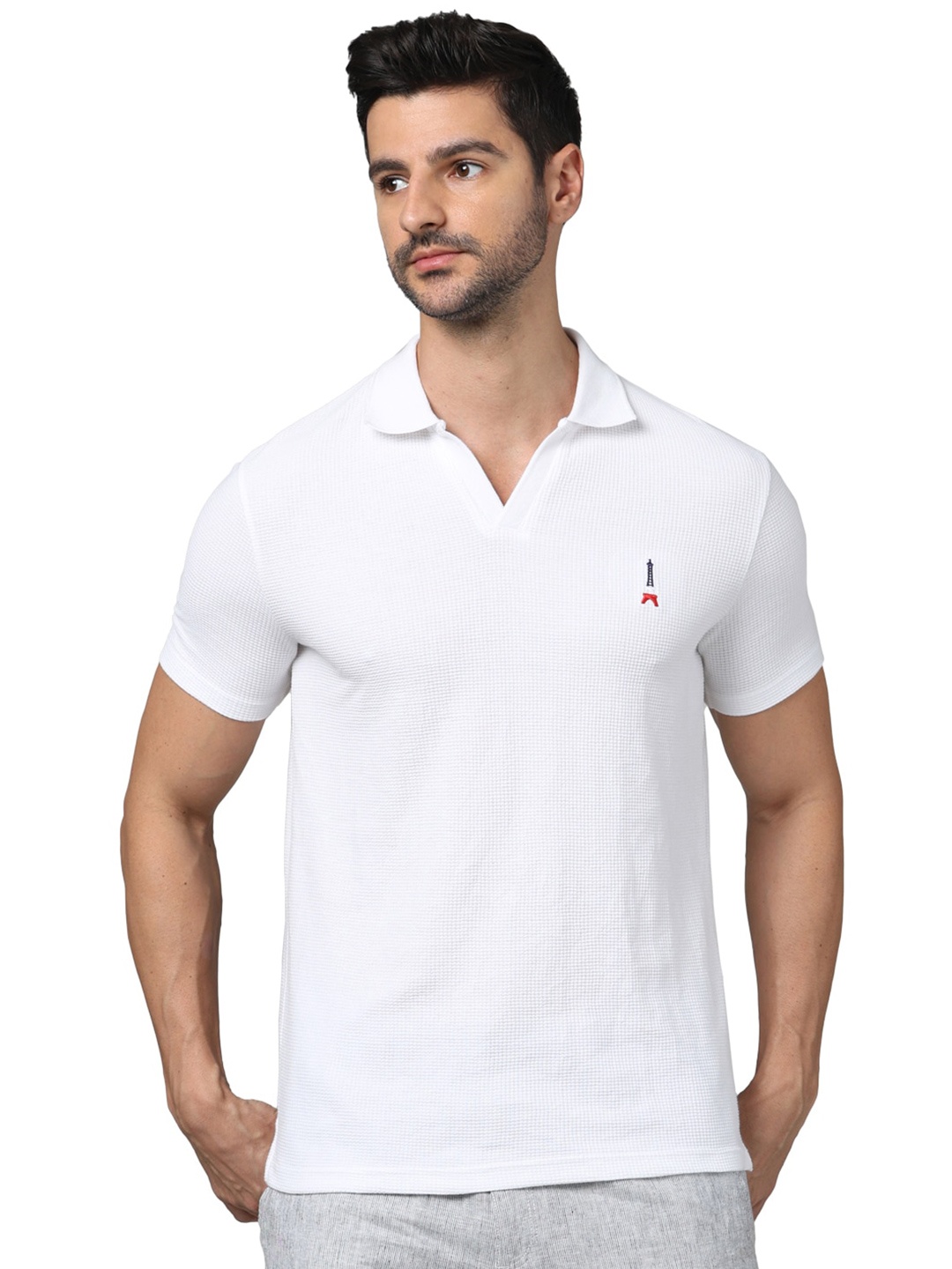 

Celio Men Polo Collar T-shirt, White