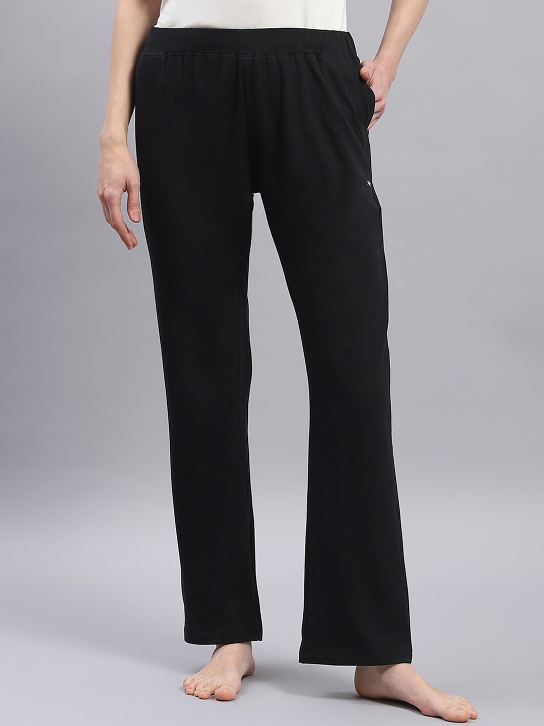 

Monte Carlo Women Mid-Rise Lounge Pants, Black