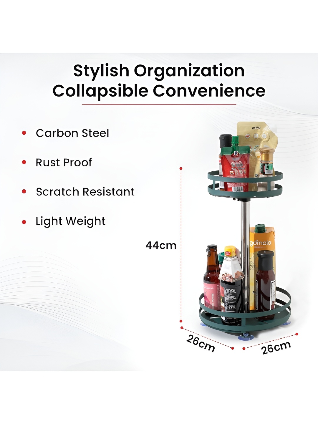 

Plantex Green Set of 1 Regular Core Organisers