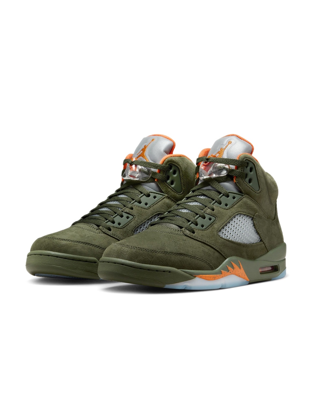 

Nike Men Air Jordan 5 Retro Shoes, Green