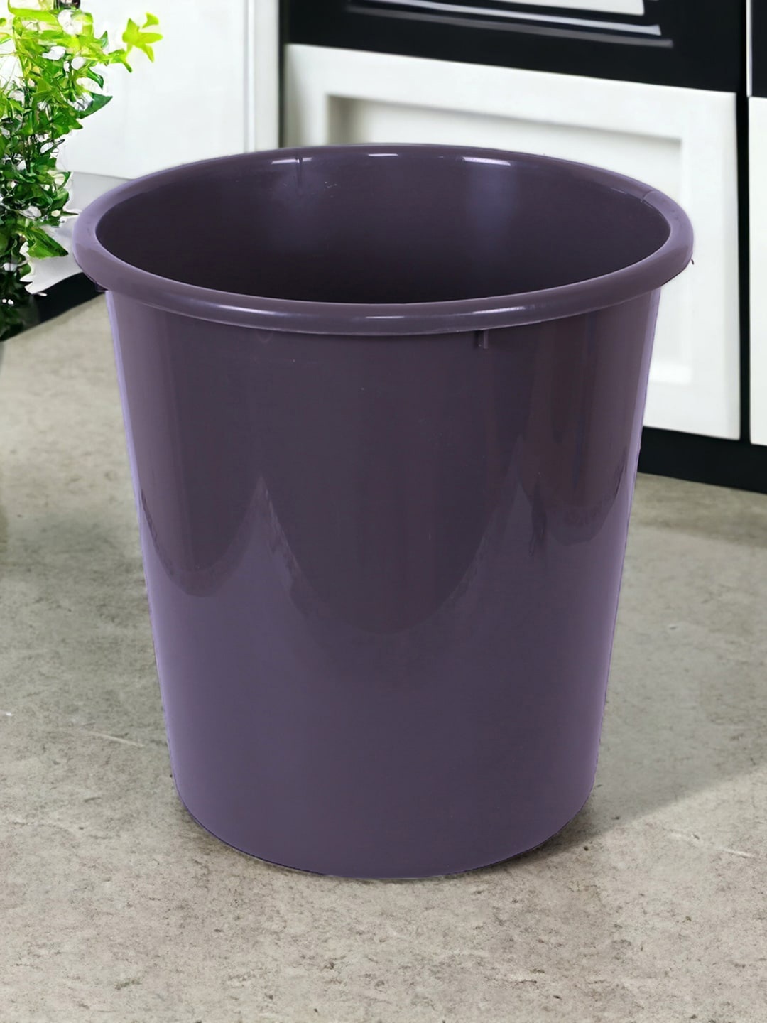 

Kuber Industries 2-Pcs Purple Garbage Dustbins 13 l each