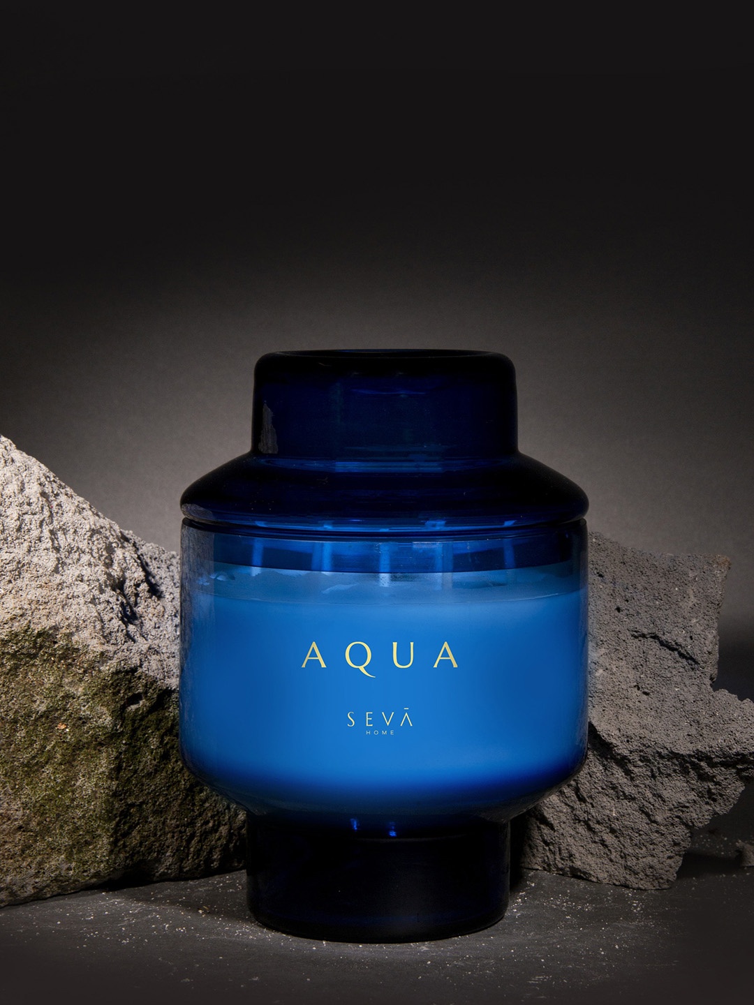 

Seva Home Aqua Grande The Manhattan Scented Candle, Blue