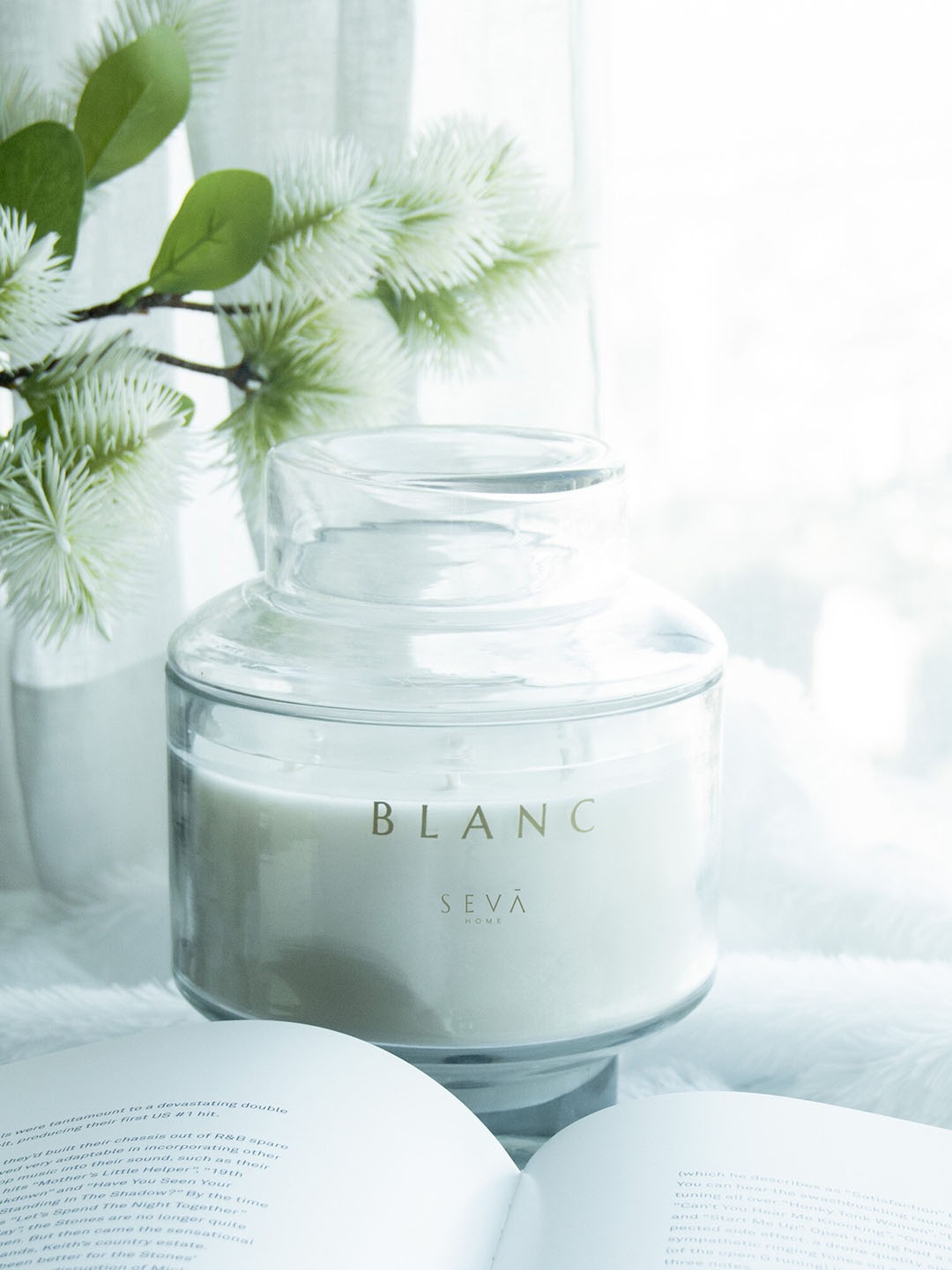 

Seva Home The Manhattan Scented Candle - Blanc (Grande), Transparent