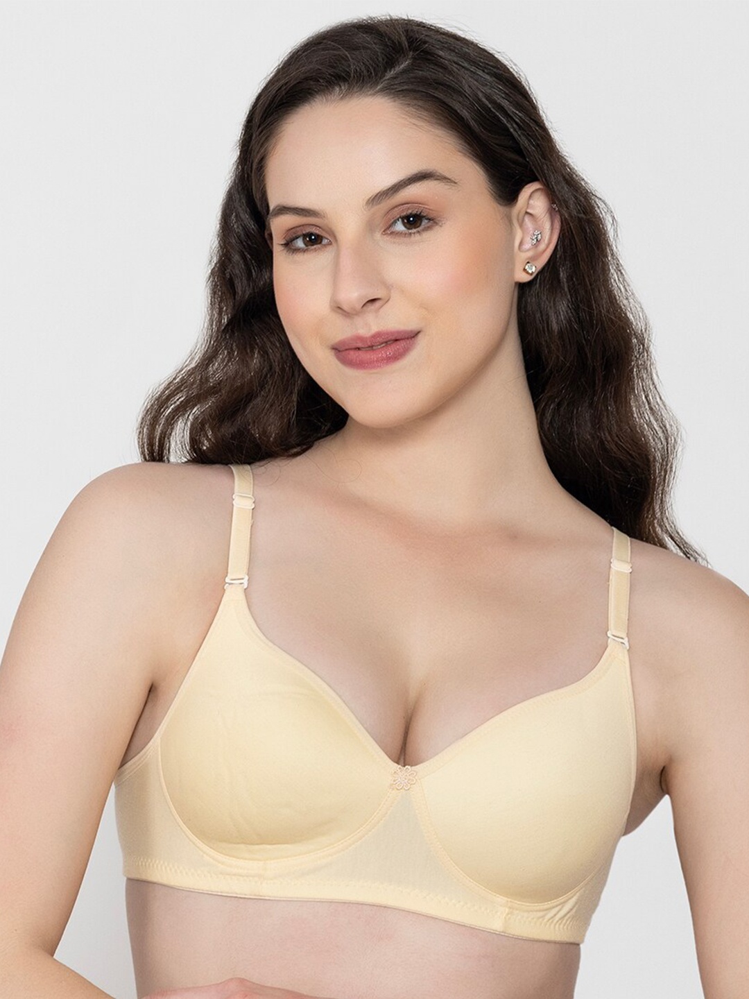 

FUNAHME Bra Full Coverage Lightly Padded, Cream