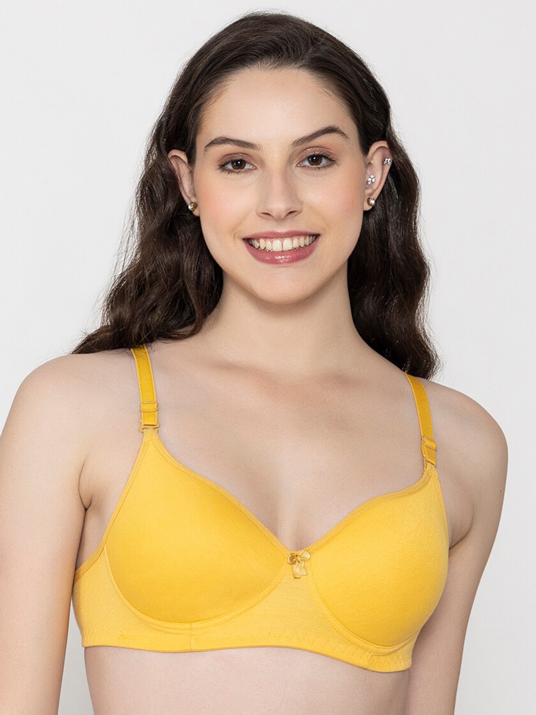 

FUNAHME Bra Full Coverage Lightly Padded, Yellow