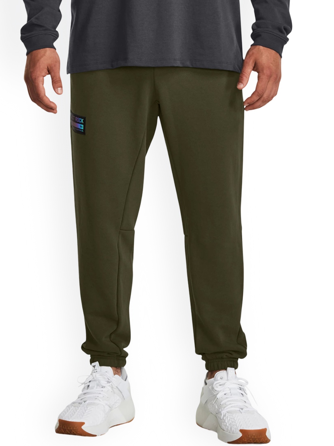 

UNDER ARMOUR UA M Project Rock Men Relaxed-Fit Joggers, Green