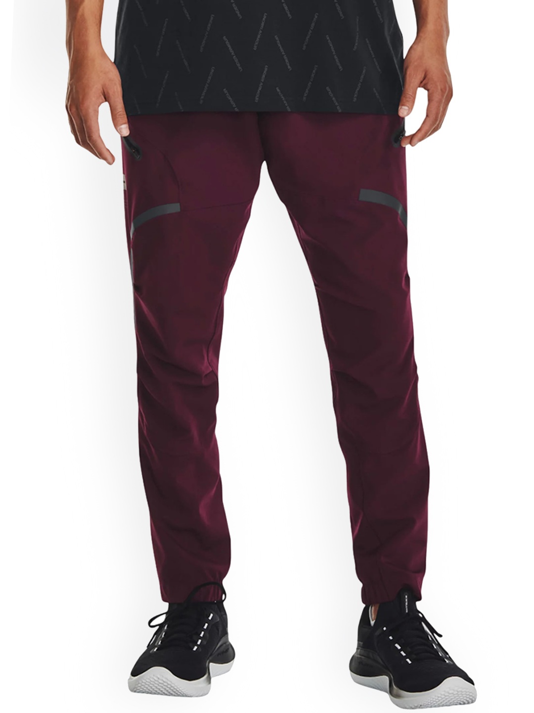 

UNDER ARMOUR Men UA Unstoppable Cargo Track Pants, Maroon