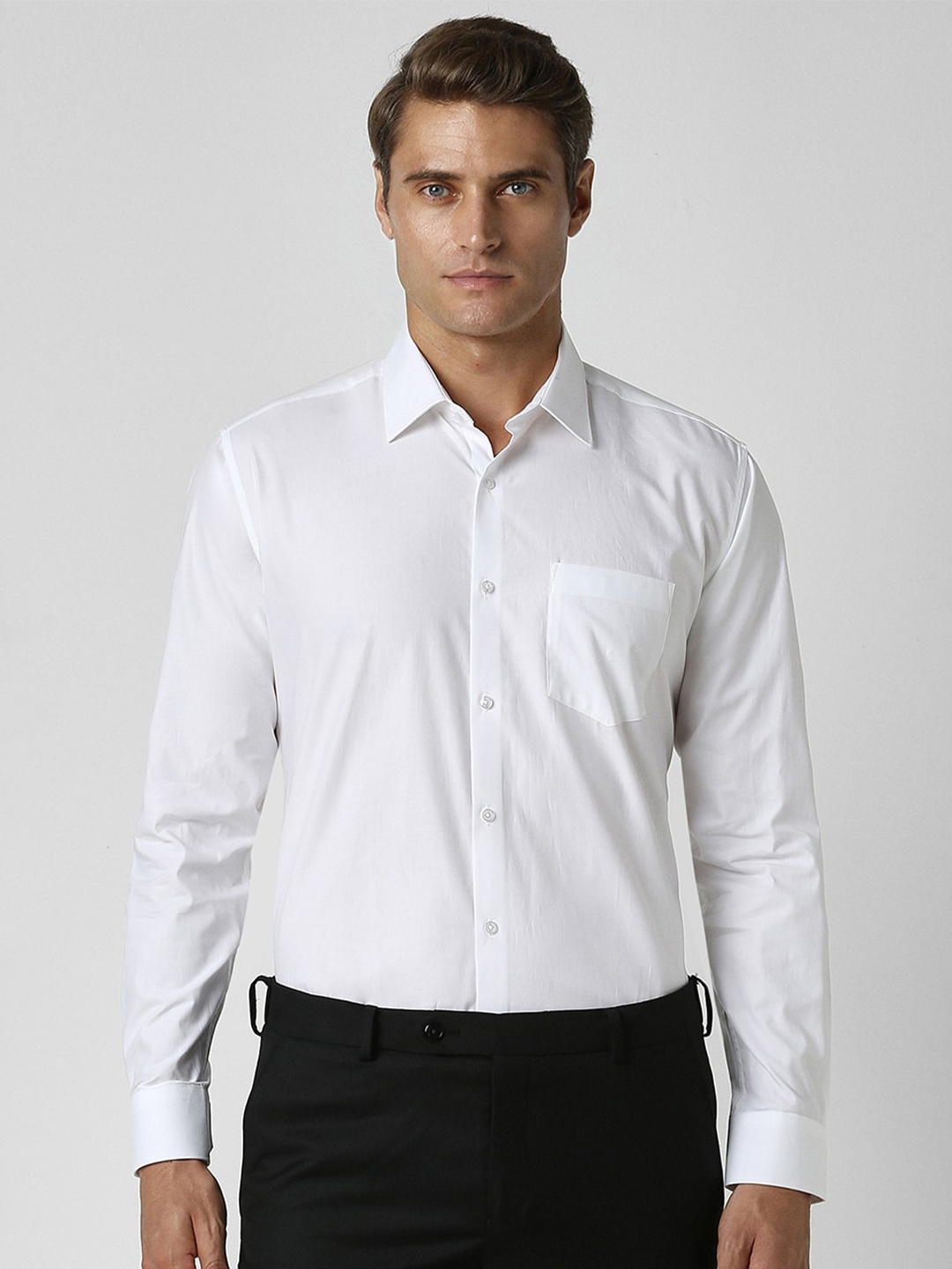 

Van Heusen Men Opaque Formal Shirt, White