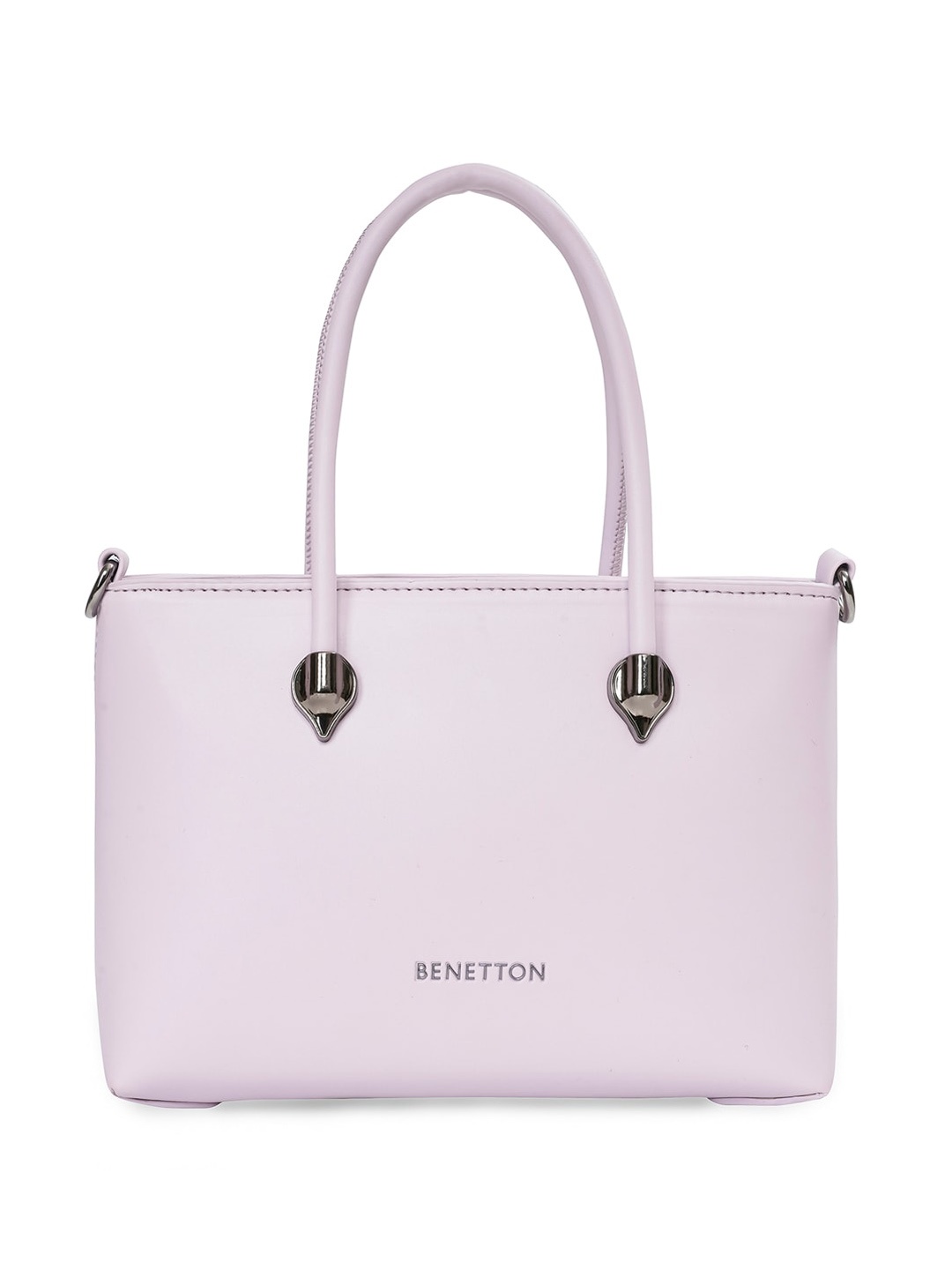 

United Colors of Benetton PU Structured Handheld Bag, Purple