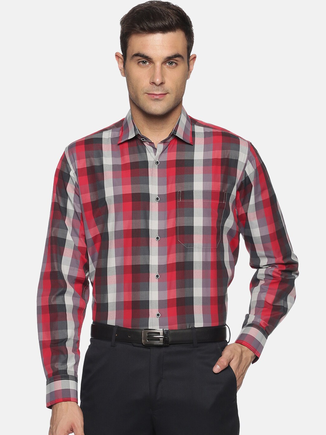 

DON VINO Men Comfort Tartan Checks Opaque Checked Casual Shirt, Multi