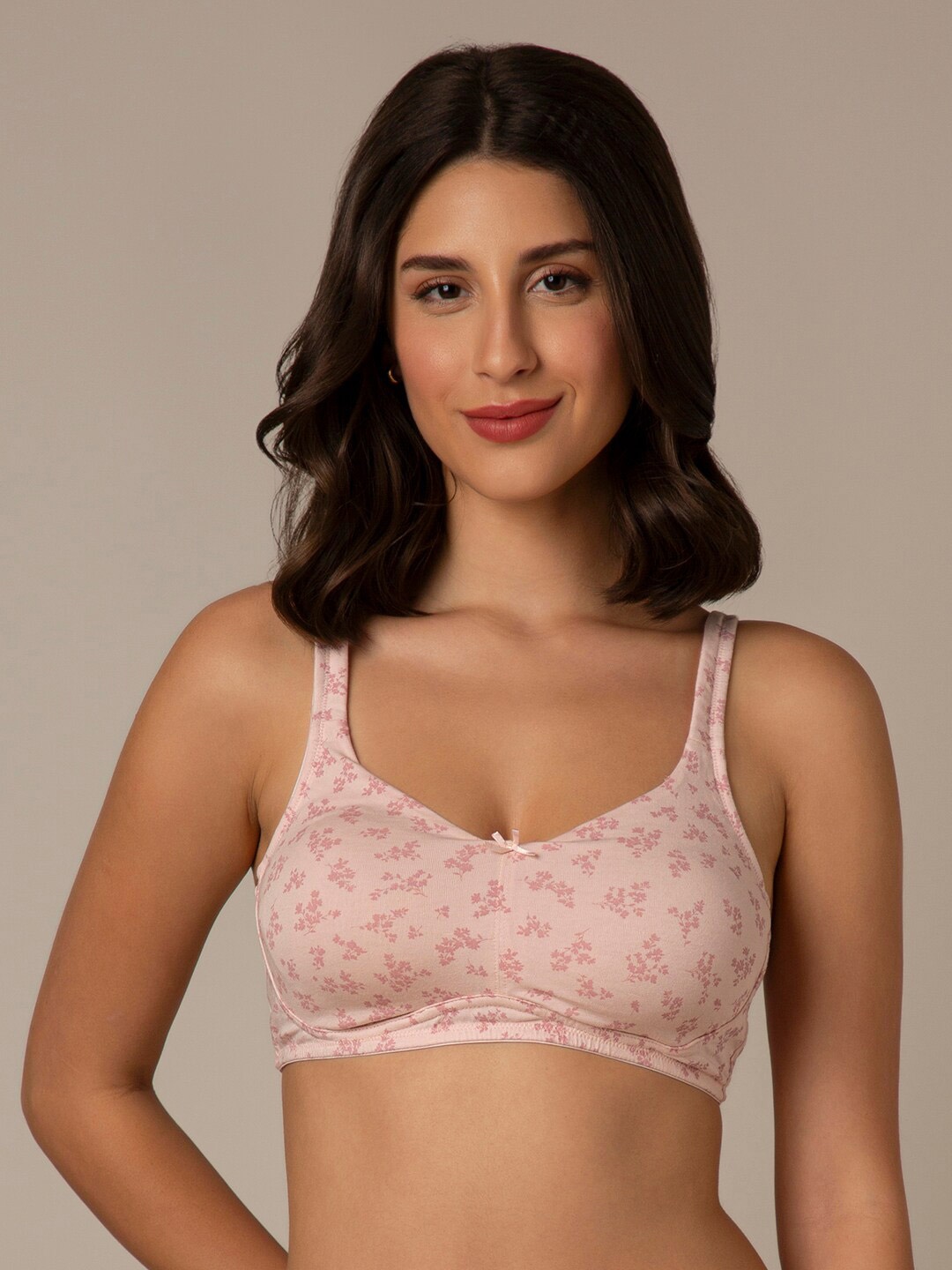 

Amante Floral Bra Full Coverage, Pink