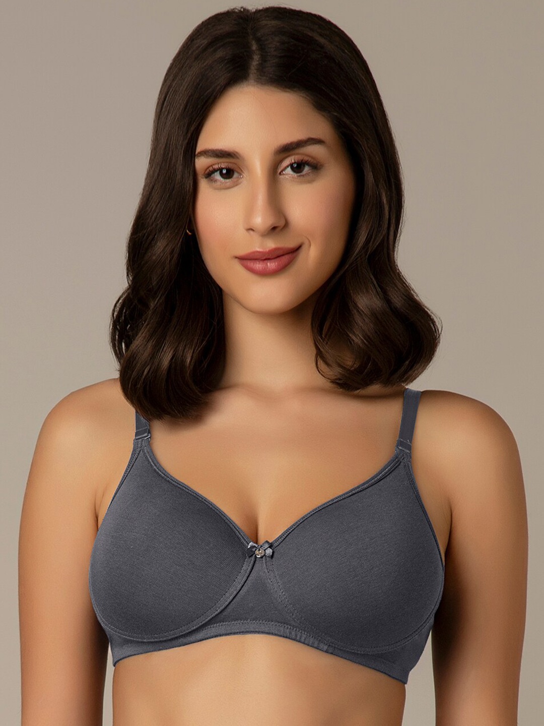 

Amante Bra Full Coverage Lightly Padded, Grey