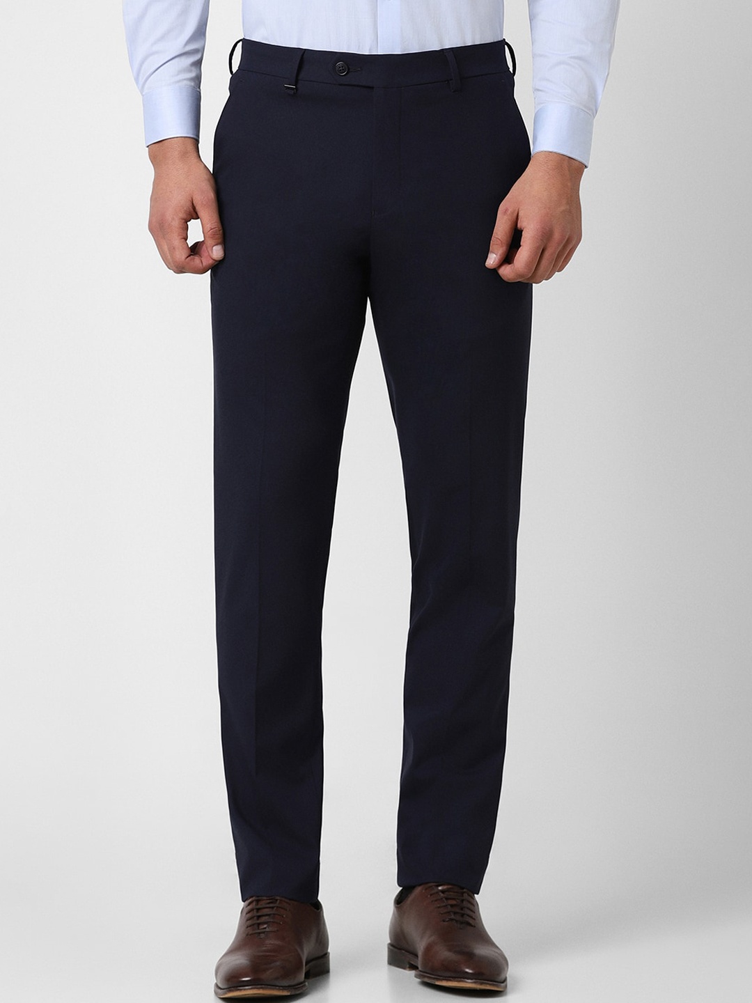

Van Heusen Men Slim Fit Trousers, Navy blue