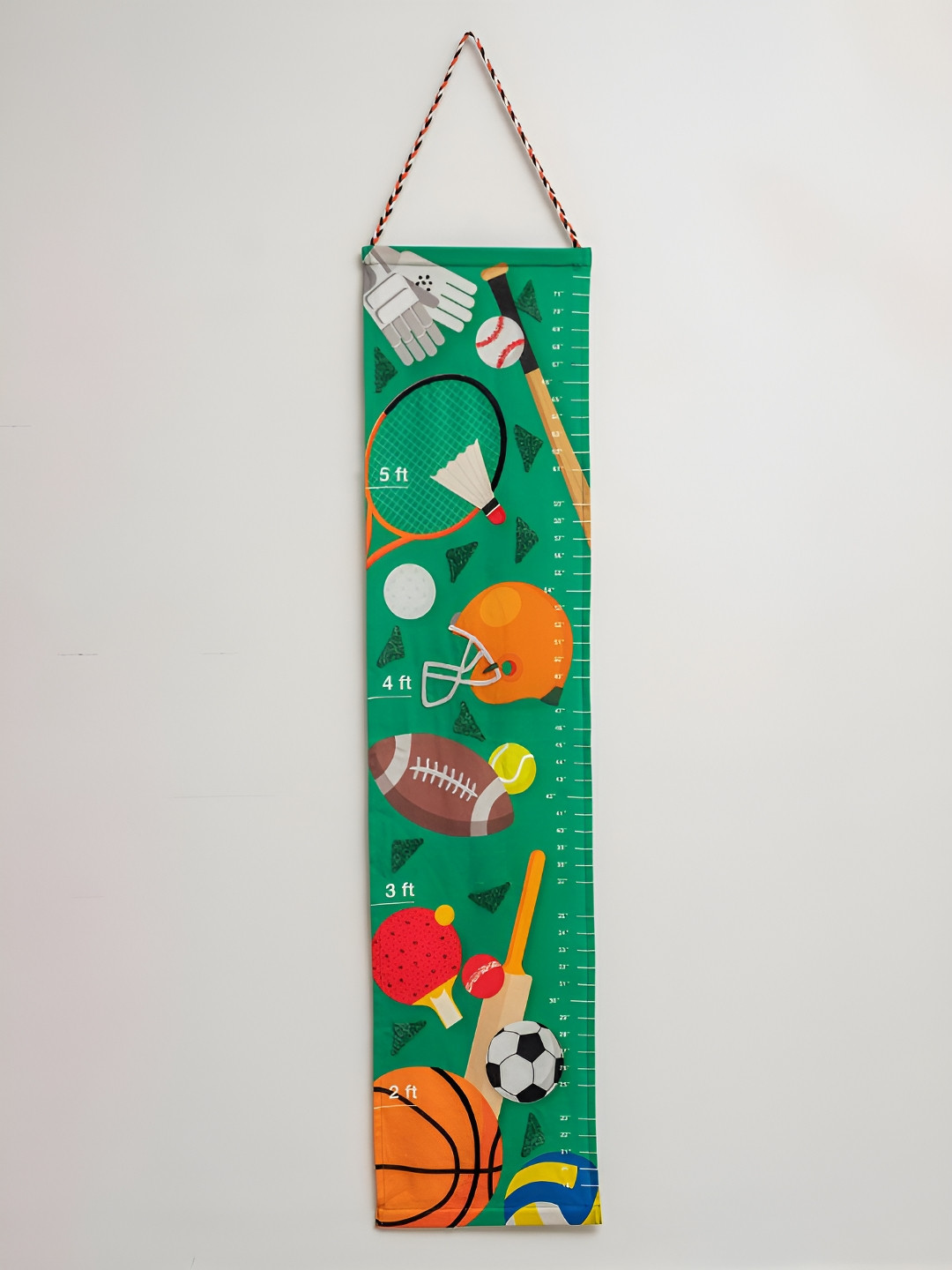 

Zookeeper Green Printed Height Chart Hanging Wall Decor