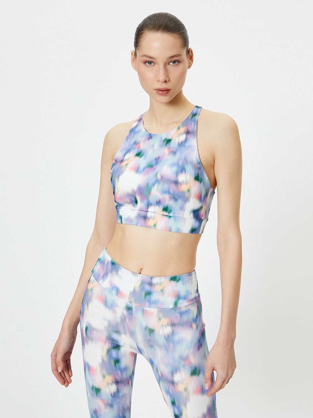 

Koton Graphic Bra Medium Coverage Lightly Padded, Purple