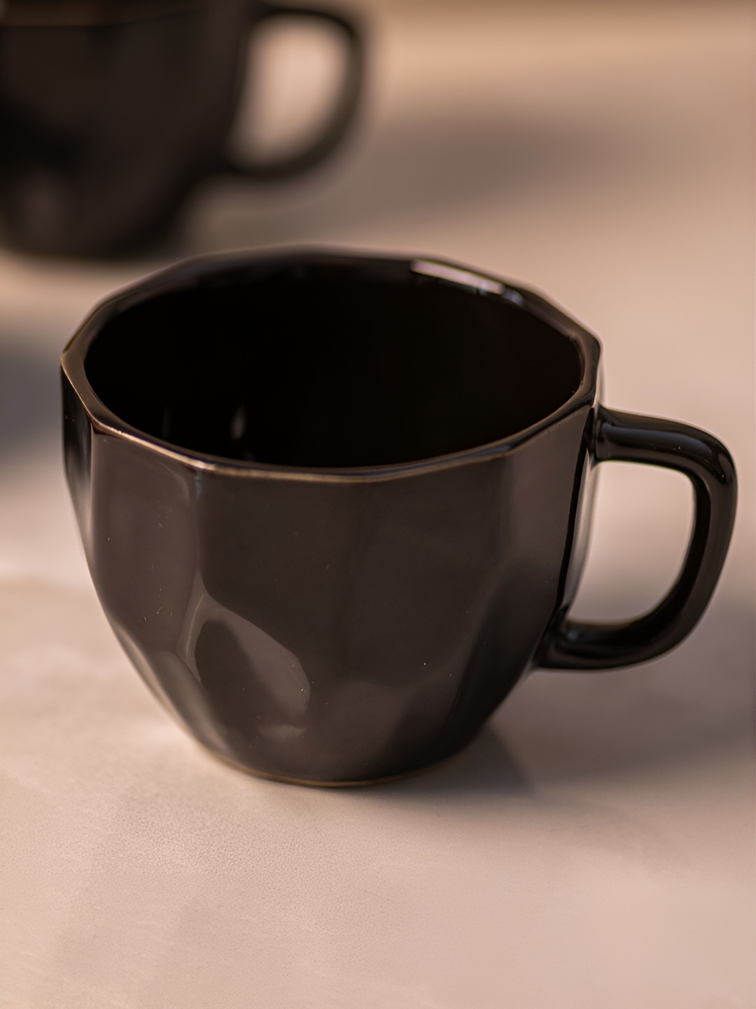 

ARAVALII Burgundy 6 Pieces Ceramic Cups 250 ml
