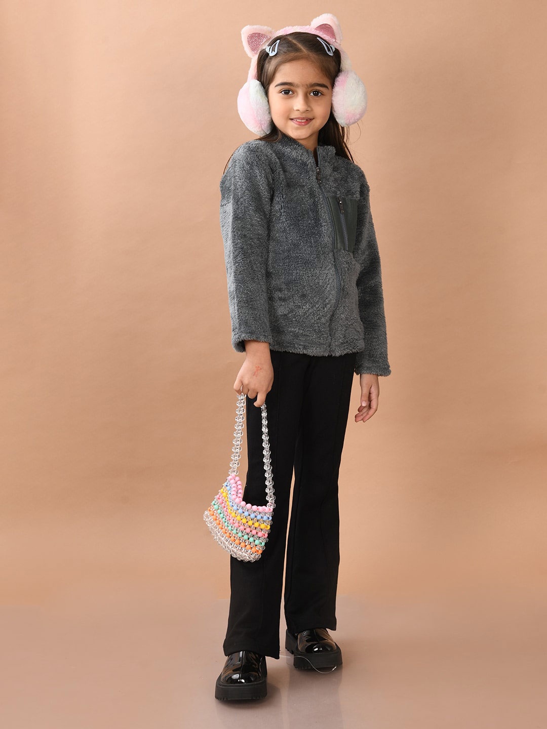 

LilPicks Girls Sweatshirt, Grey