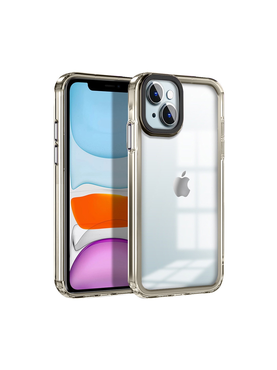 

Karwan Solid Printed iPhone 14 Back Case Mobile Accessories, Brown