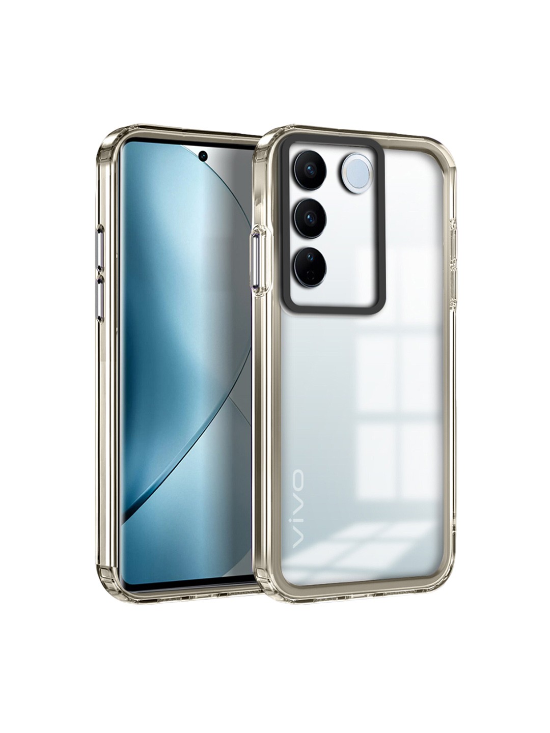 

Karwan Solid Printed Back Case Mobile Accessories, Transparent