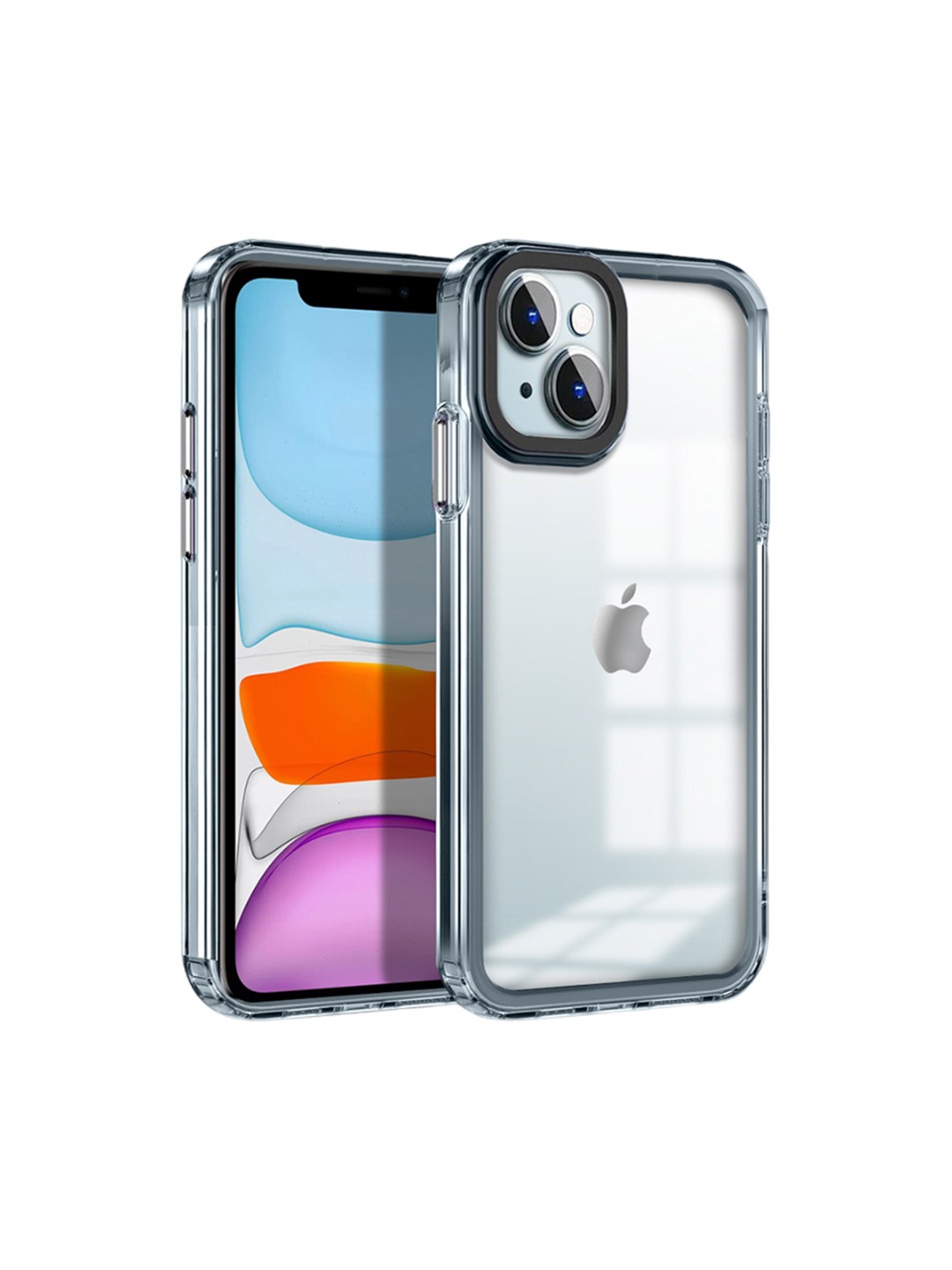 

Karwan Solid Printed iPhone 14 Back Case Mobile Accessories, Transparent
