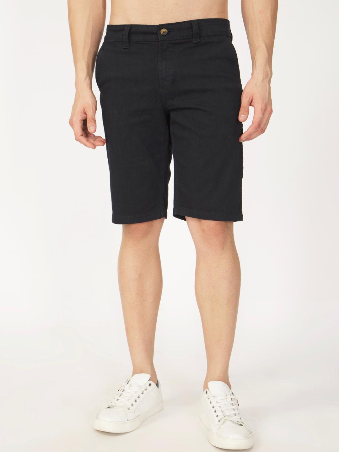 

Jean Cafe Men Slim Fit Shorts, Navy blue