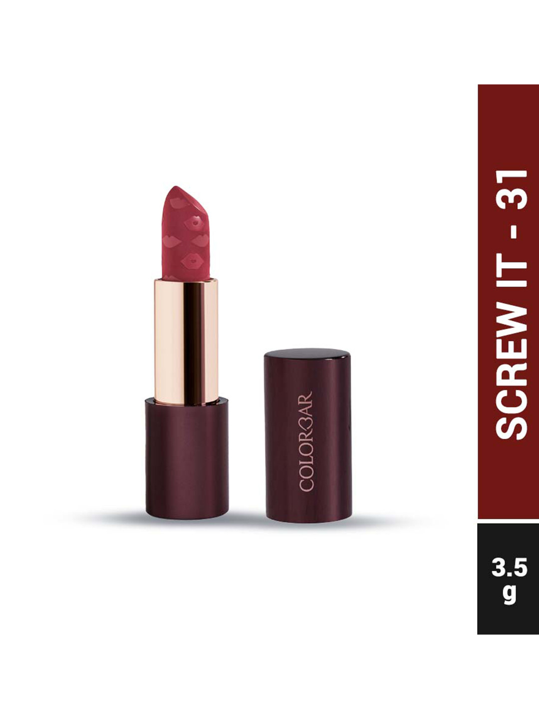 

Colorbar Sinful Long Lasting Creamy Matte Lipcolor - Screw It 31, Maroon