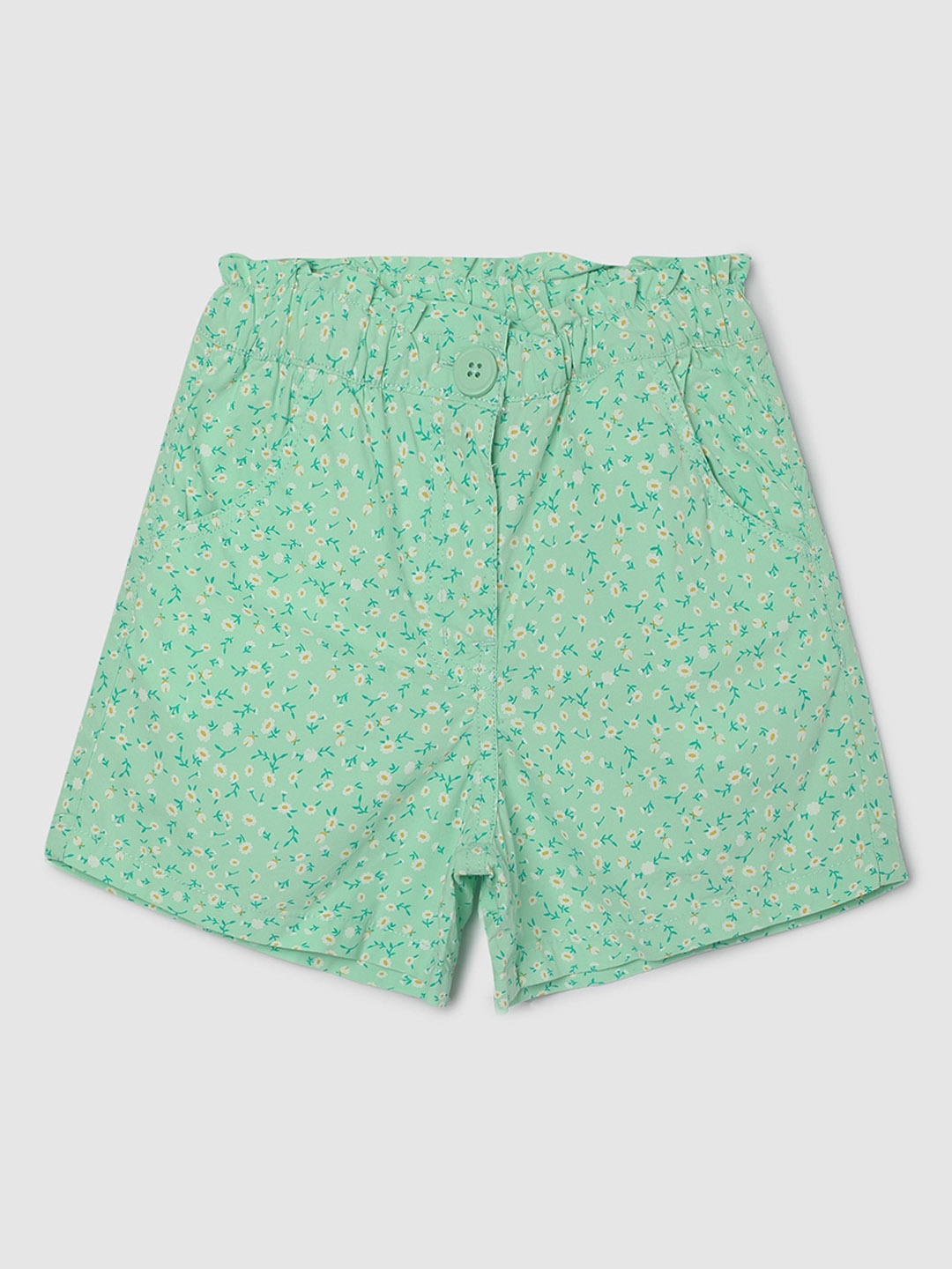 

max Girls Printed Shorts, Green