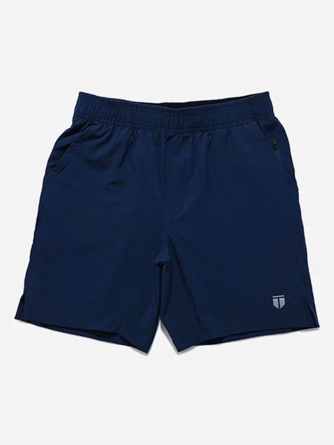 

TEGO Men Printed Running Sports Shorts, Navy blue