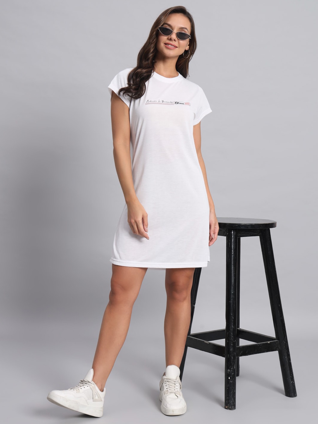 

Obaan T-shirt Dress, White