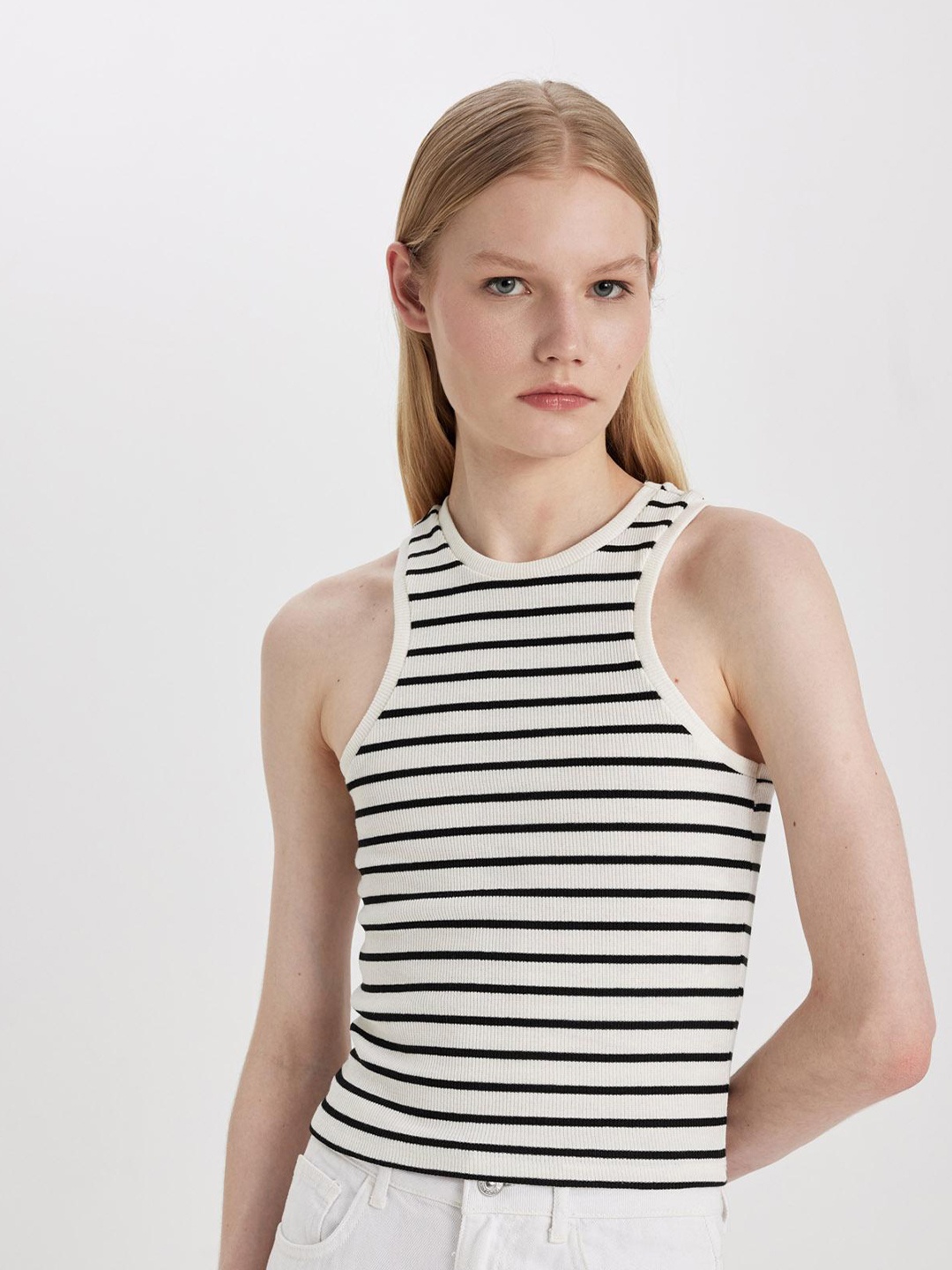 

DeFacto Striped Top, Na