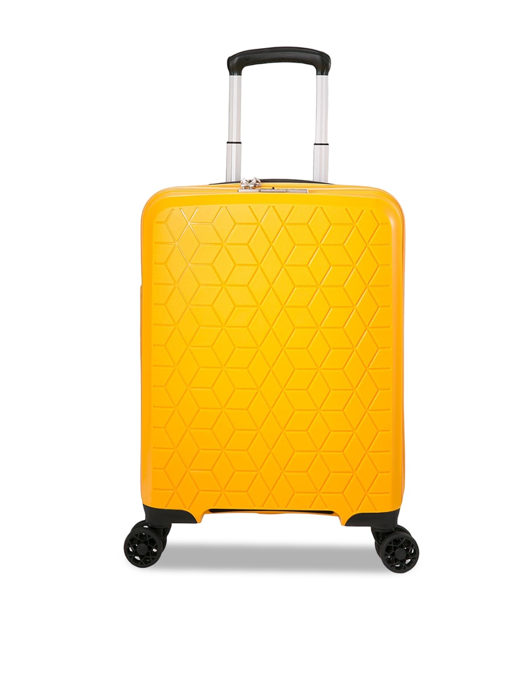 

VERAGE Diamond Textured Hard-Sided Cabin Trolley Bag-48.2cm, Yellow