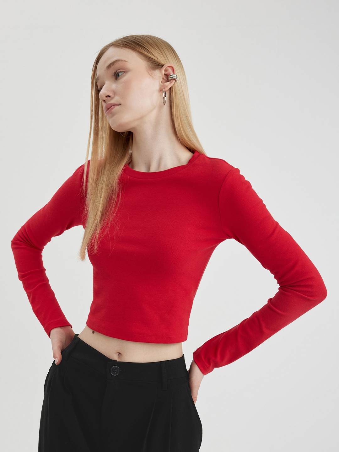 

DeFacto Women Applique T-shirt, Na